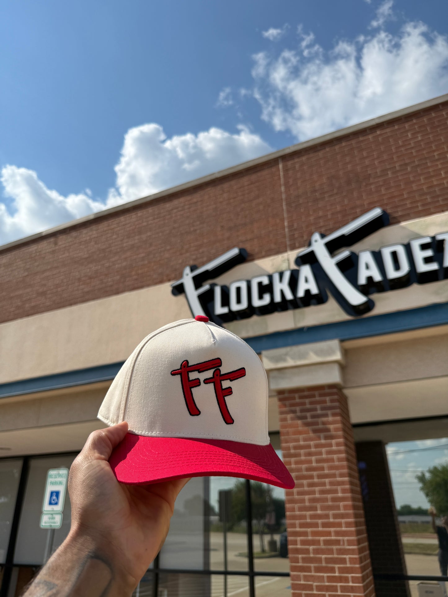FF Logo Hat CREAM/RED