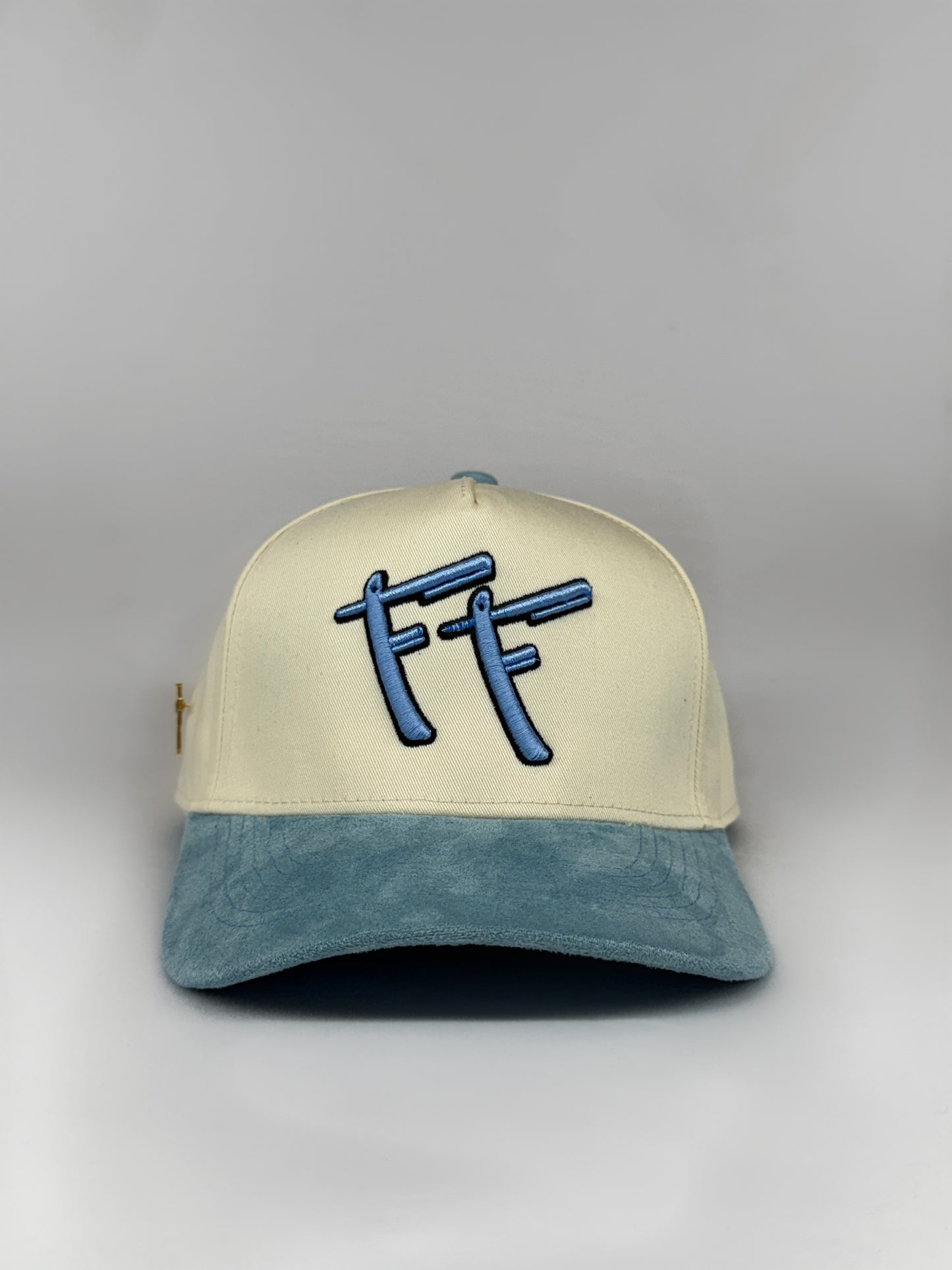 FF Logo Hat CREAM/LIGHT BLUE