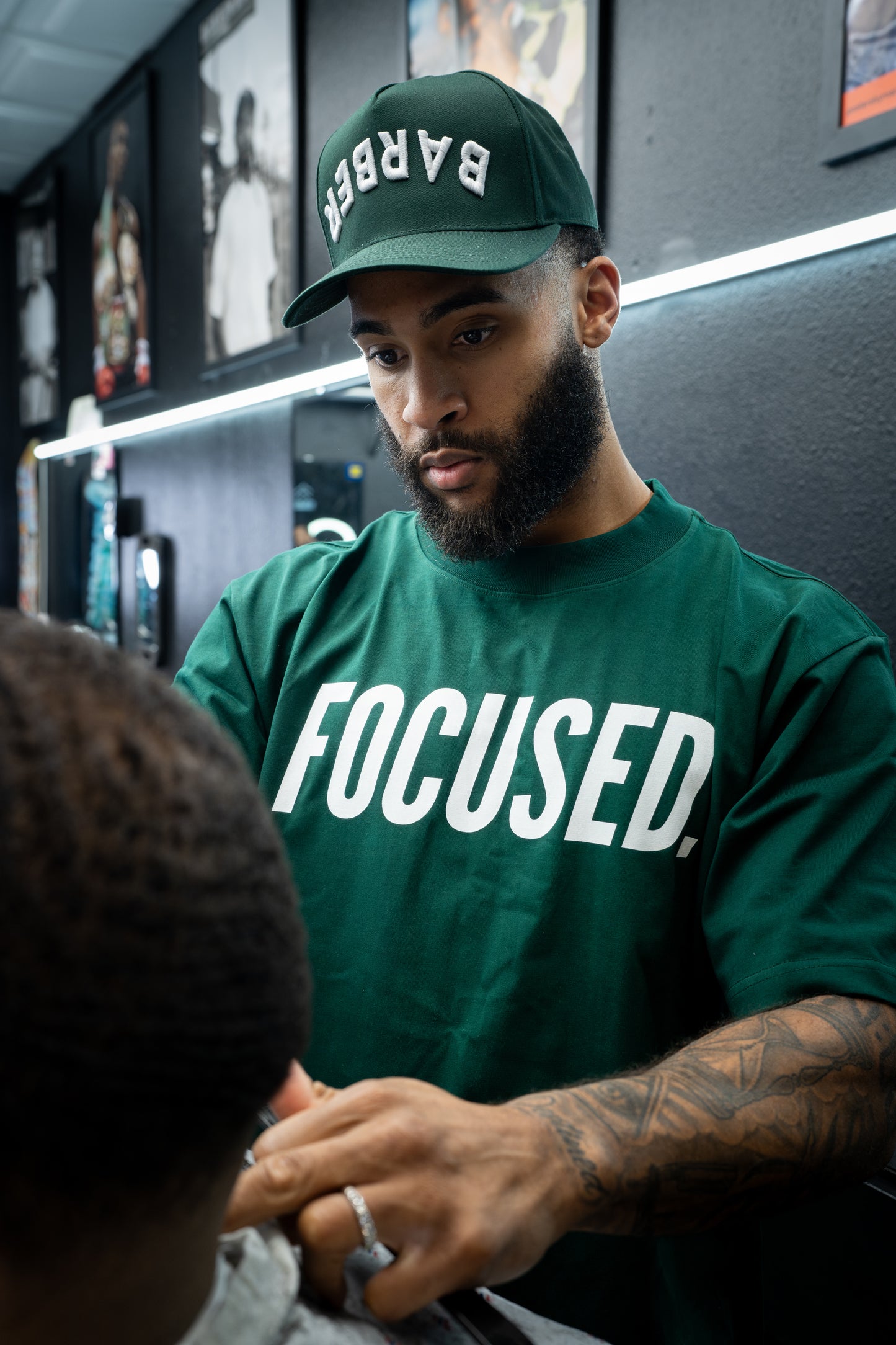 BARBER Upside down GREEN