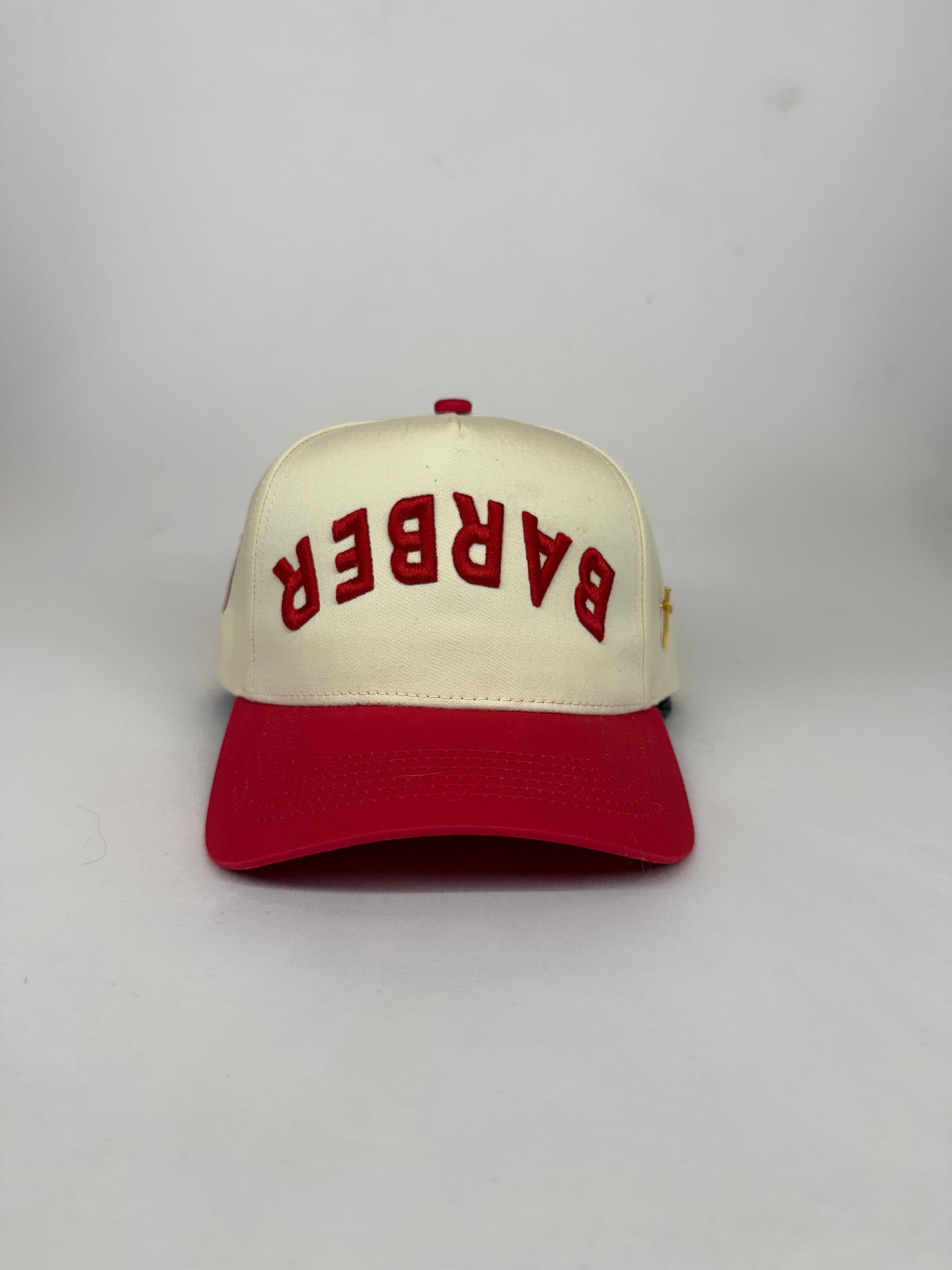 BARBER Upside Down CREAM/RED