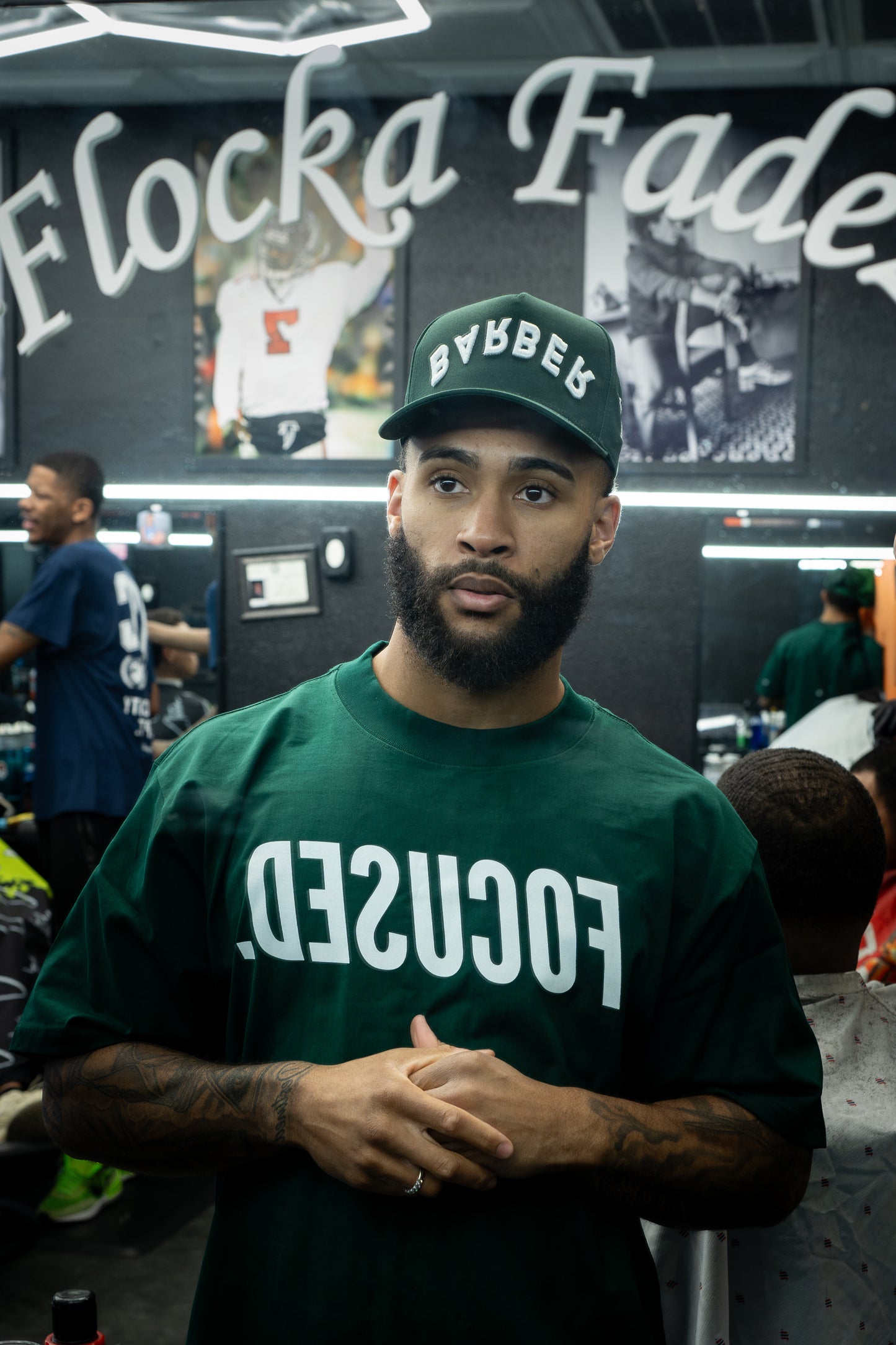 BARBER Upside down GREEN